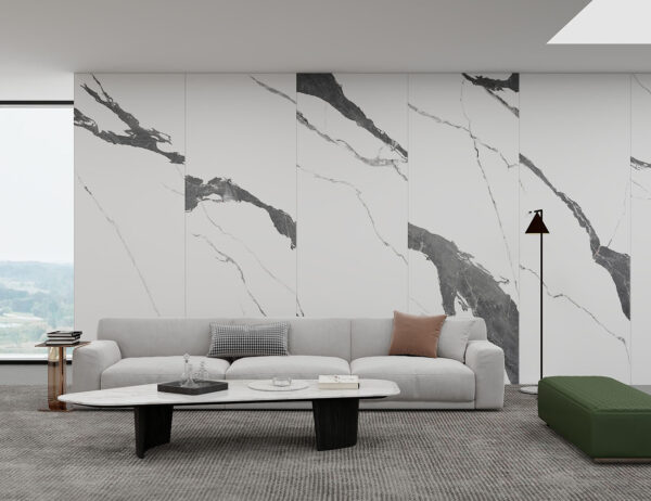 SPC Charcoal Carrara Marble